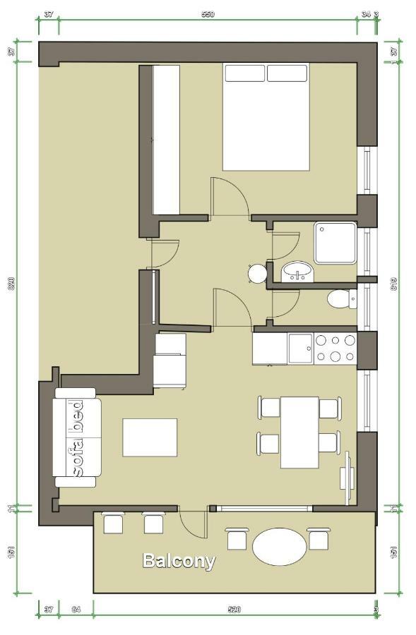 Zell Am See Lake View Apartment Luaran gambar